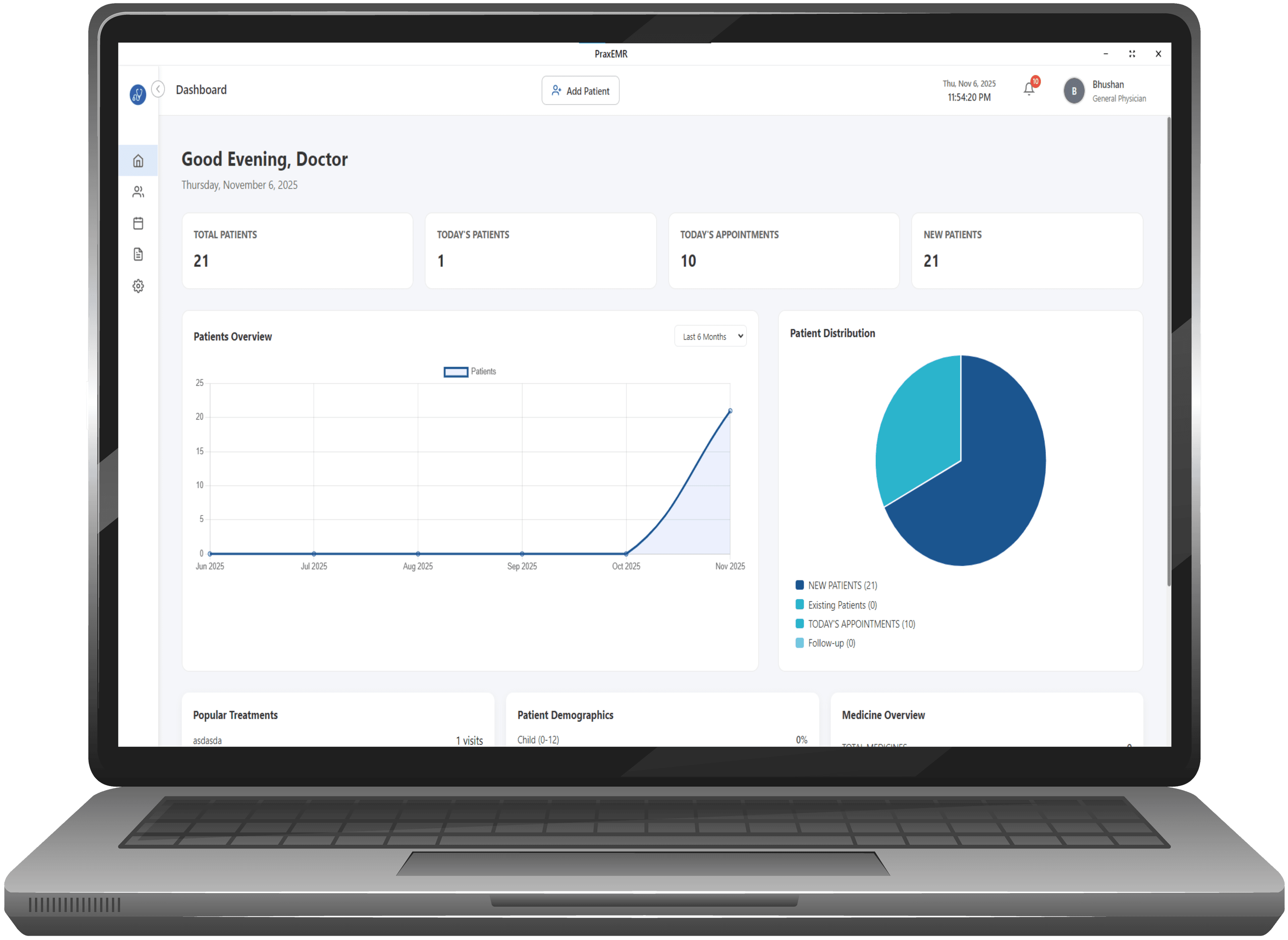 PraxEMR Desktop Application